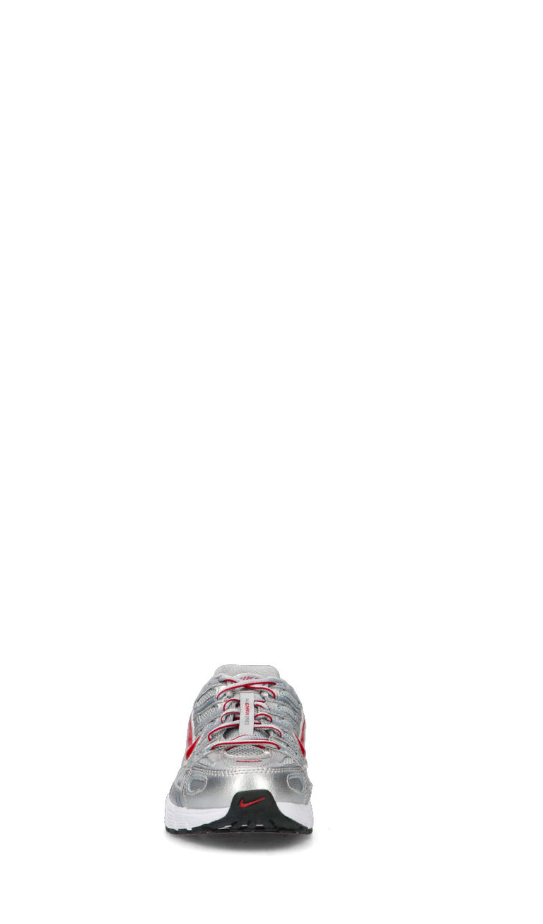 NIKE P-6000 (GS) Sneaker ragazzi argento/rossa