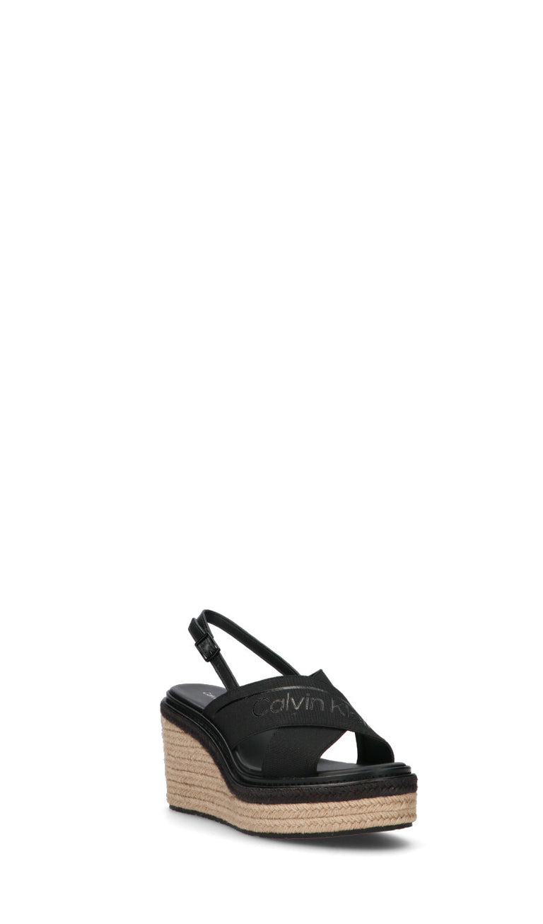 CALVIN KLEIN Zeppa donna nera