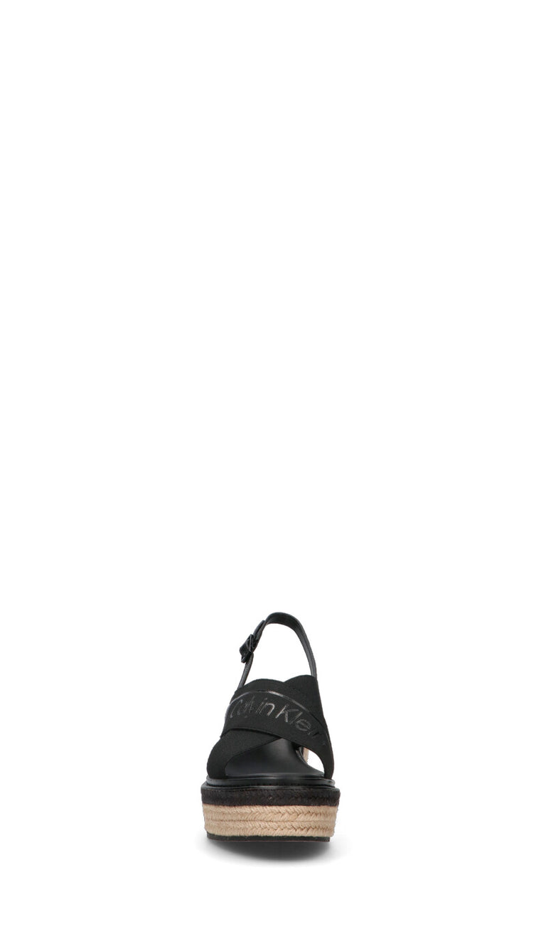 CALVIN KLEIN Zeppa donna nera