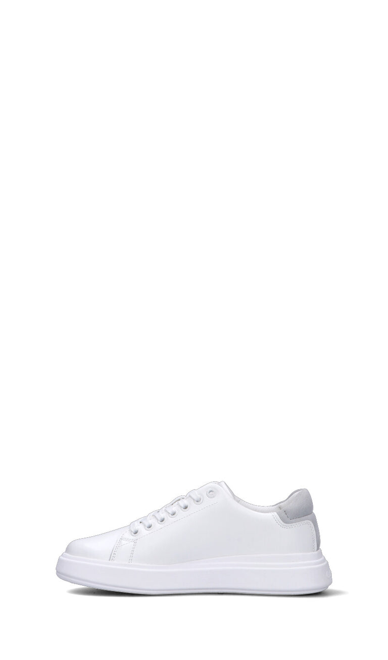 CALVIN KLEIN JEANS Sneaker uomo bianca/grigia in pelle