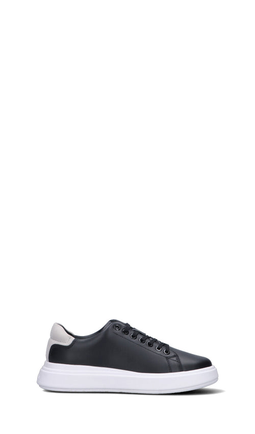 CALVIN KLEIN Sneaker donna nera in pelle