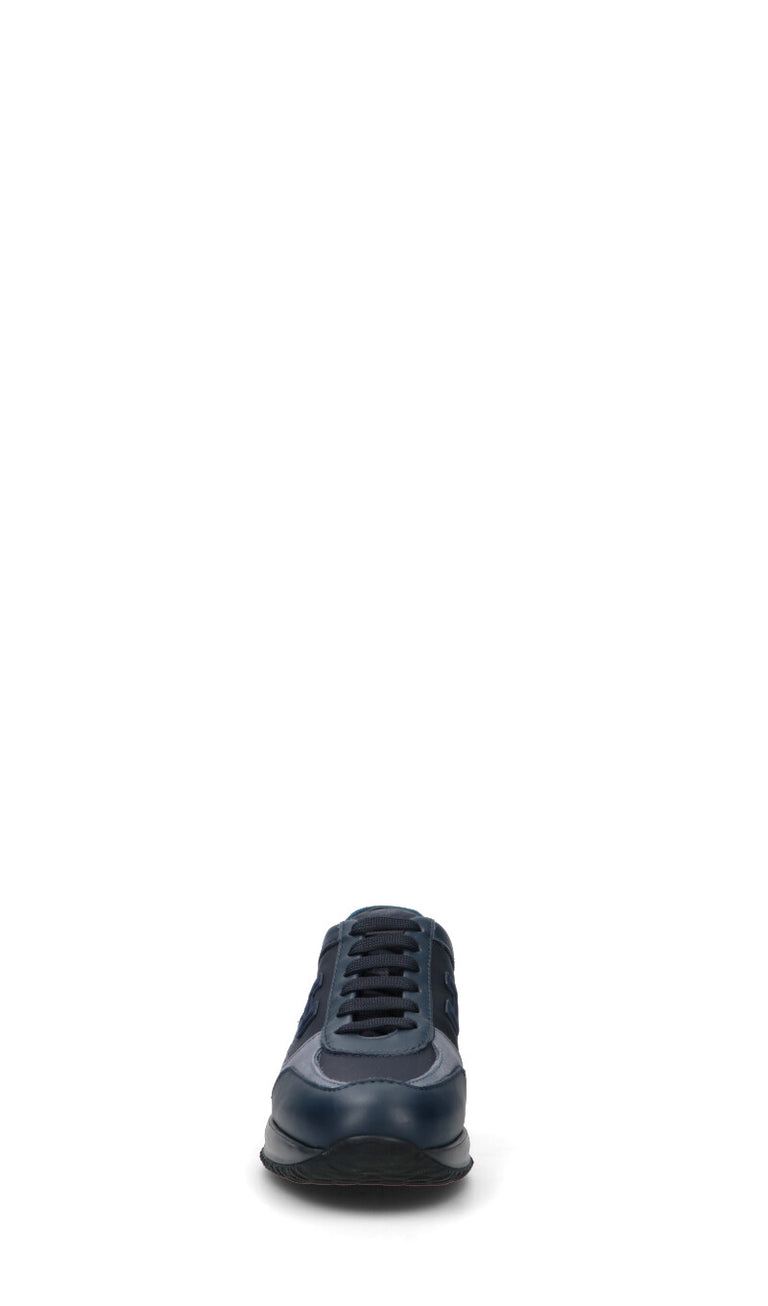 HOGAN Sneaker uomo blu in pelle