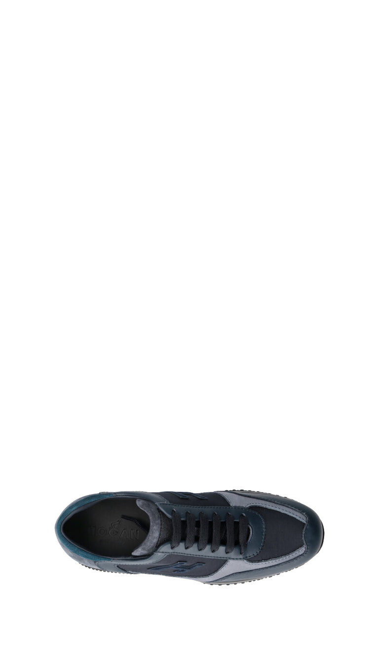HOGAN Sneaker uomo blu in pelle