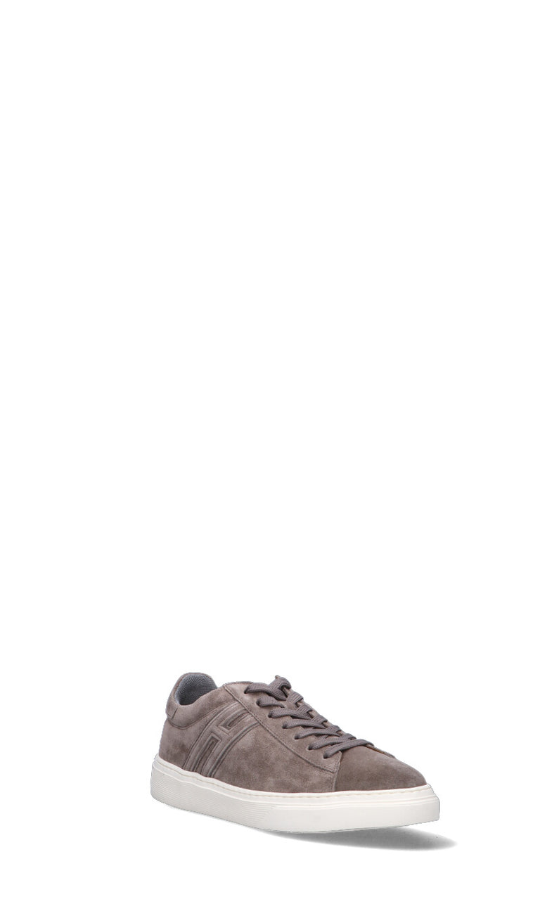 HOGAN Sneaker uomo grigia in suede