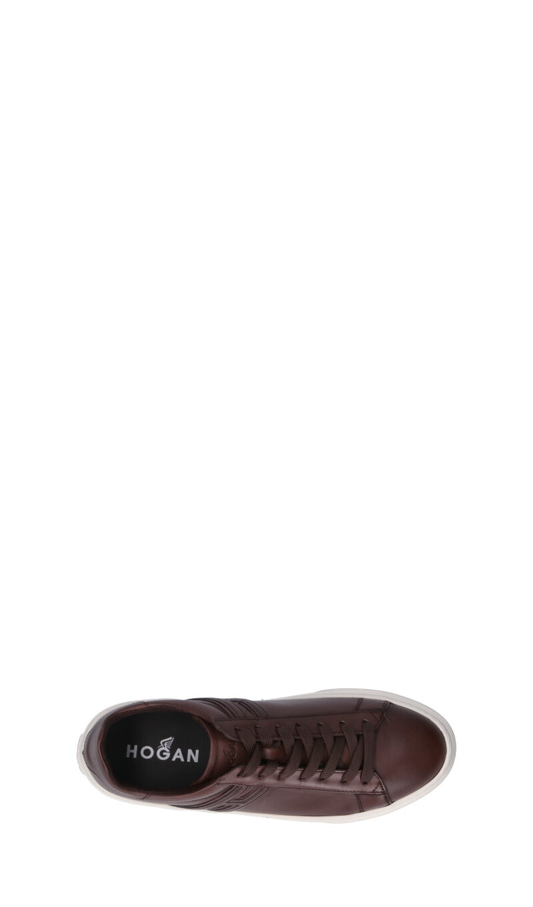 HOGAN Sneaker uomo marrone in pelle