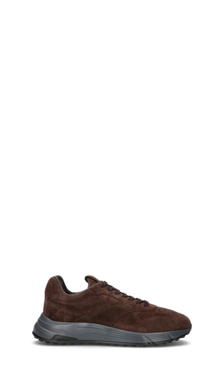 HOGAN - HYPERLIGHT Sneaker uomo marrone in suede