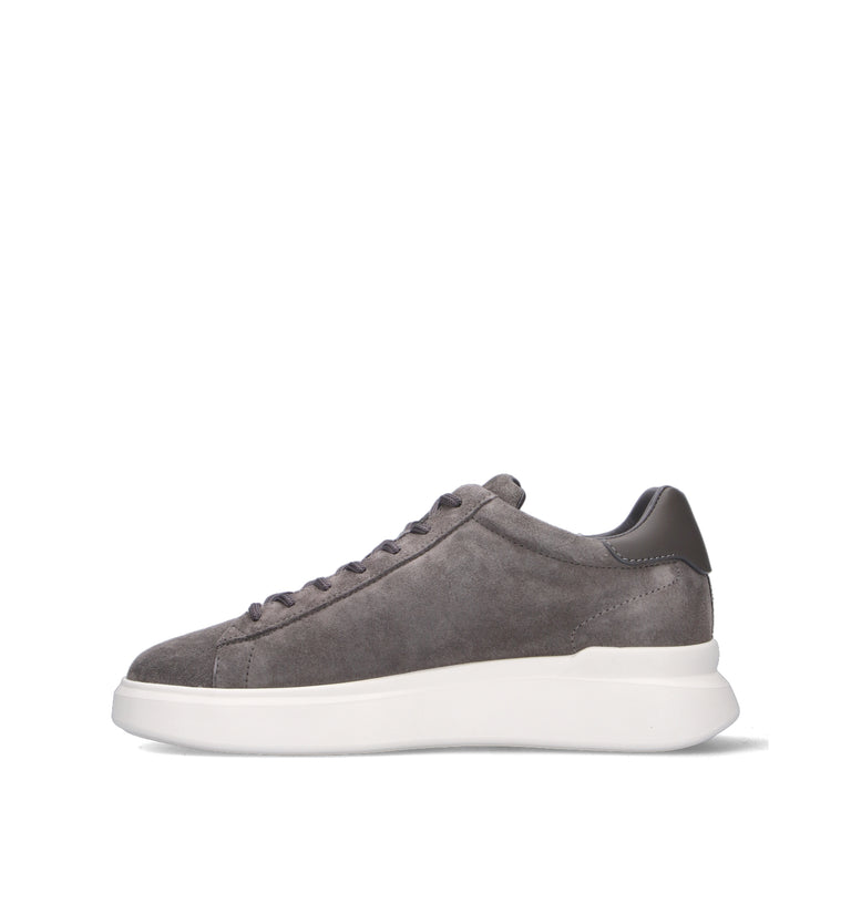 HOGAN Sneaker uomo grigia in suede