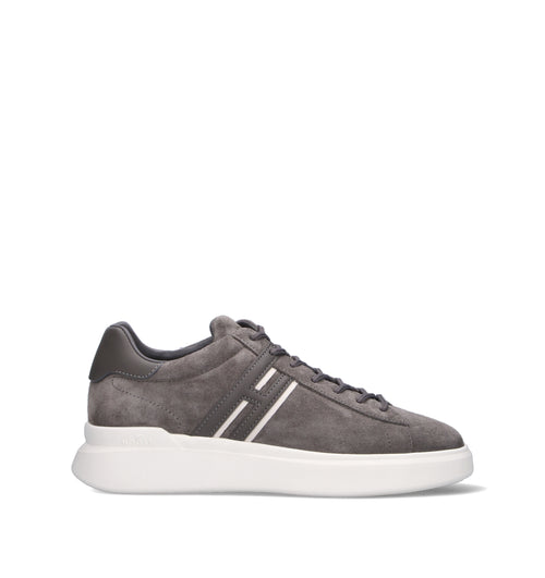 HOGAN Sneaker uomo grigia in suede