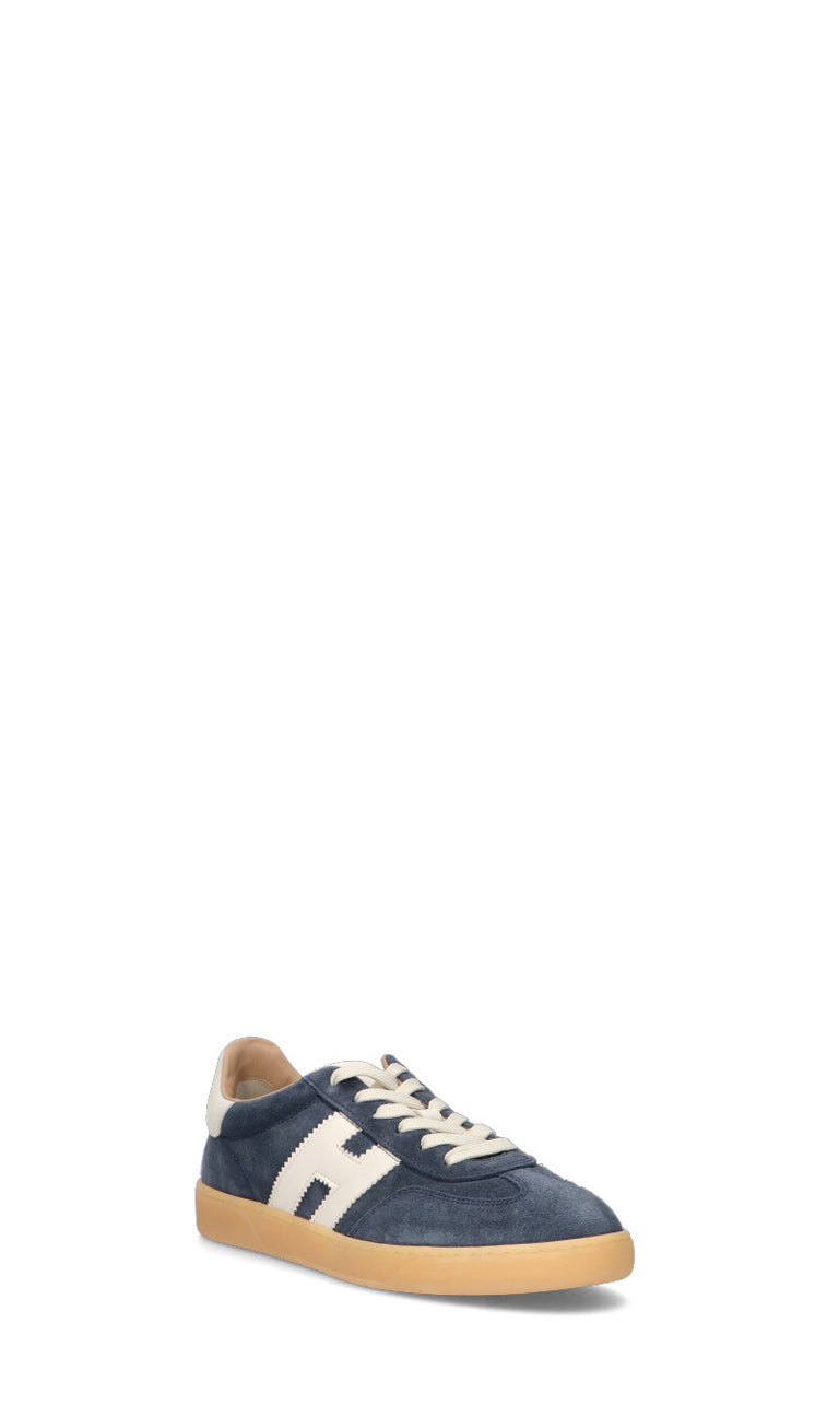 HOGAN - COOL Sneaker uomo blu in suede