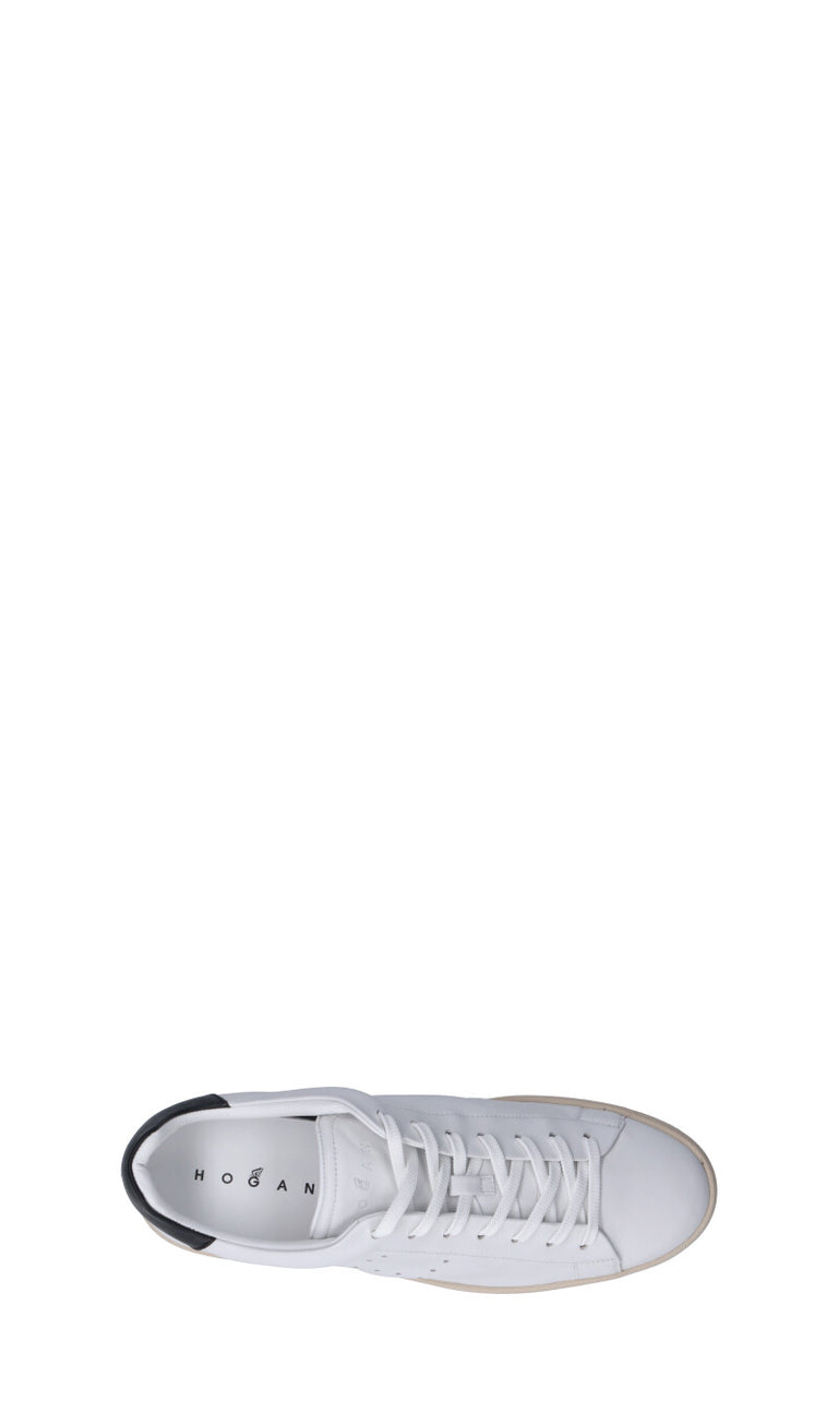 HOGAN Sneaker uomo bianca/nera in pelle