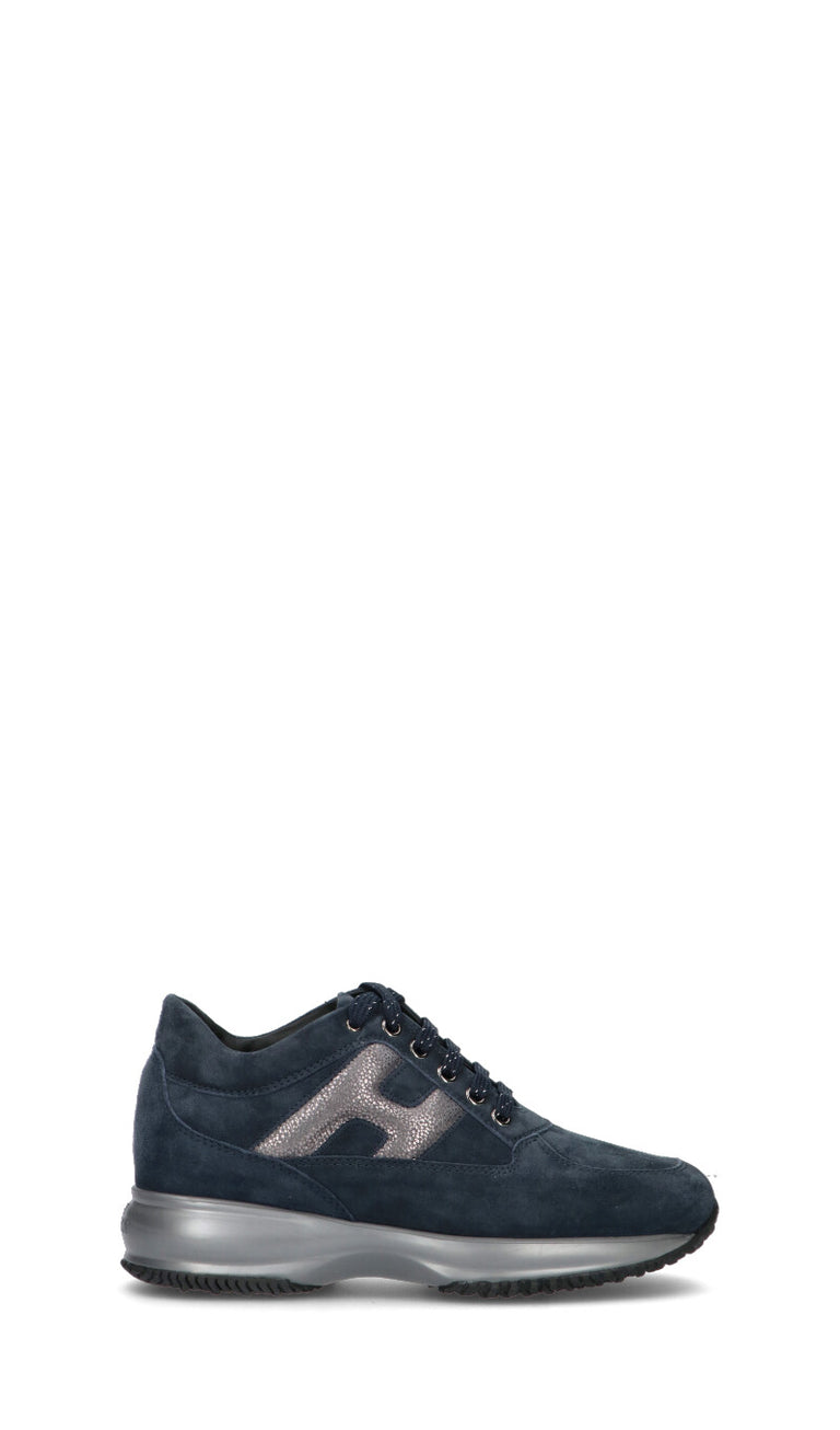 HOGAN - INTERACTIVE Sneaker donna blu in suede