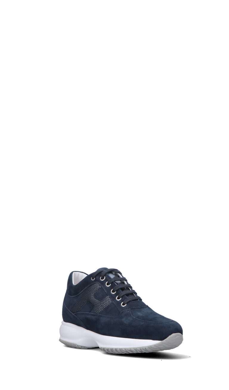 HOGAN Sneaker donna blu in pelle