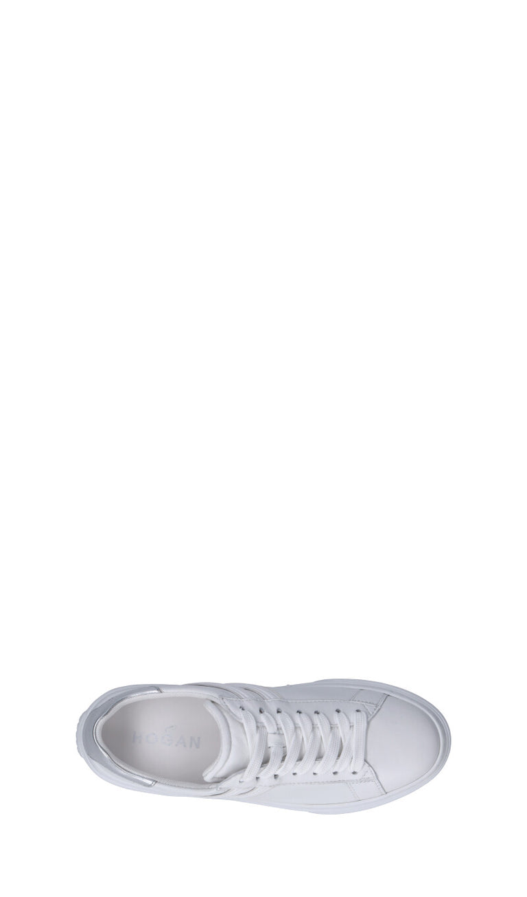 HOGAN Sneaker donna bianca/argento in pelle