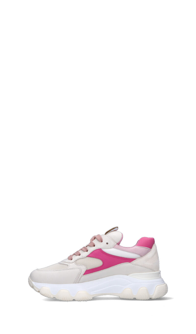 HOGAN Sneaker donna bianca/rosa
