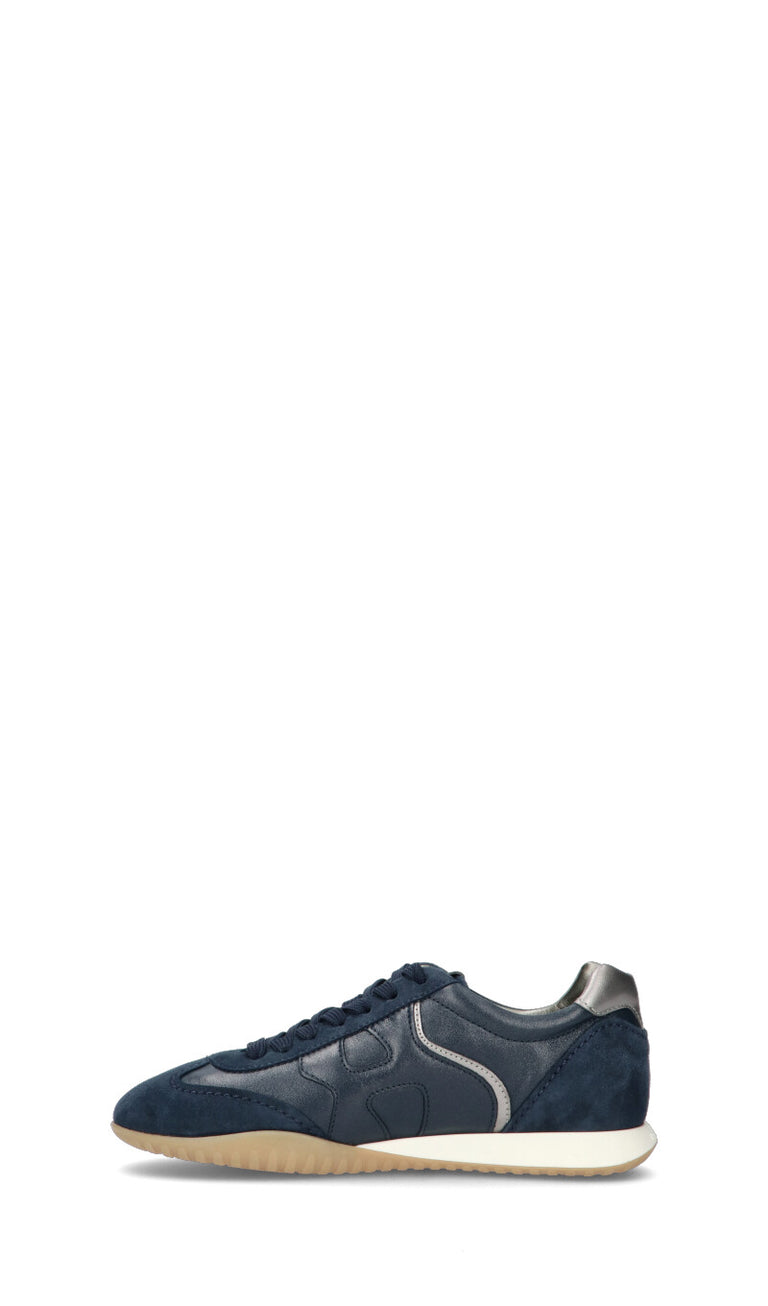 HOGAN Sneaker donna blu in pelle