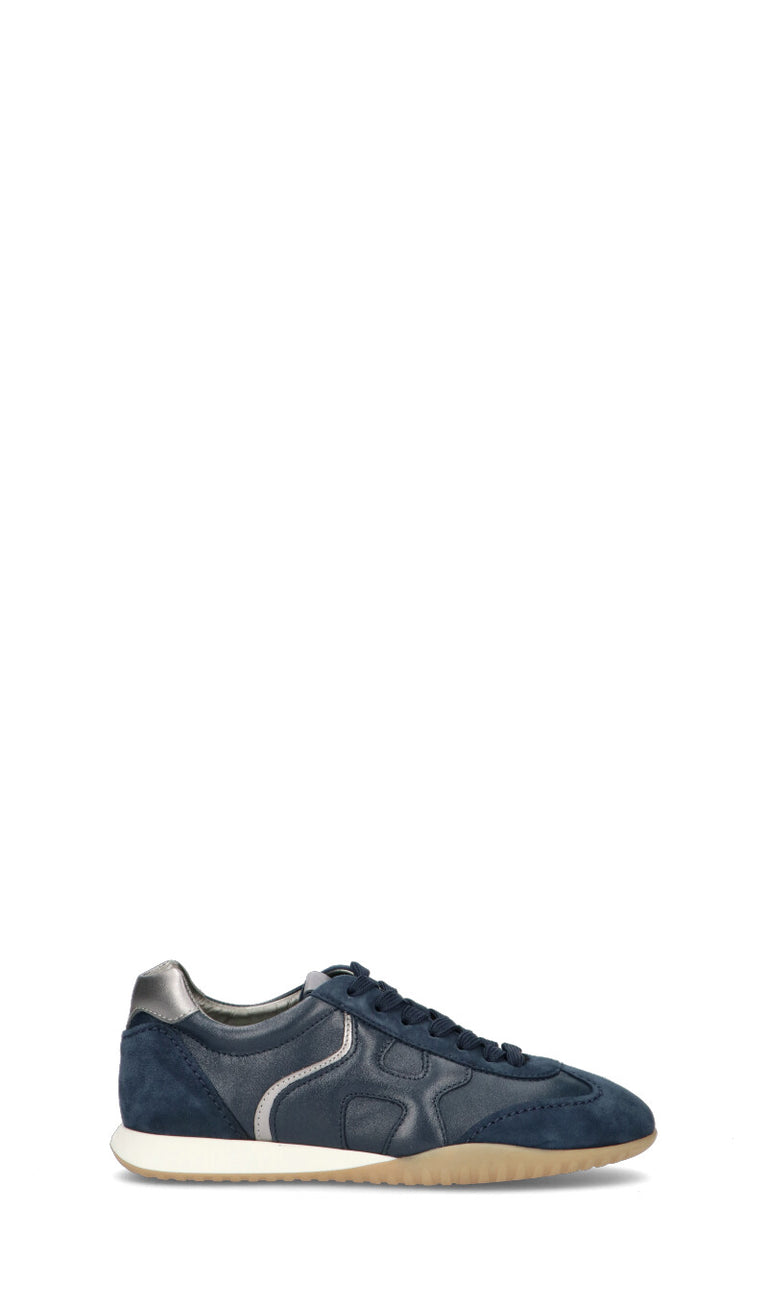 HOGAN Sneaker donna blu in pelle