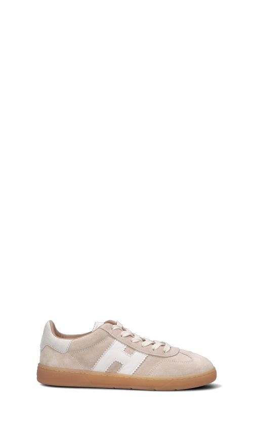 HOGAN Sneaker donna beige in suede