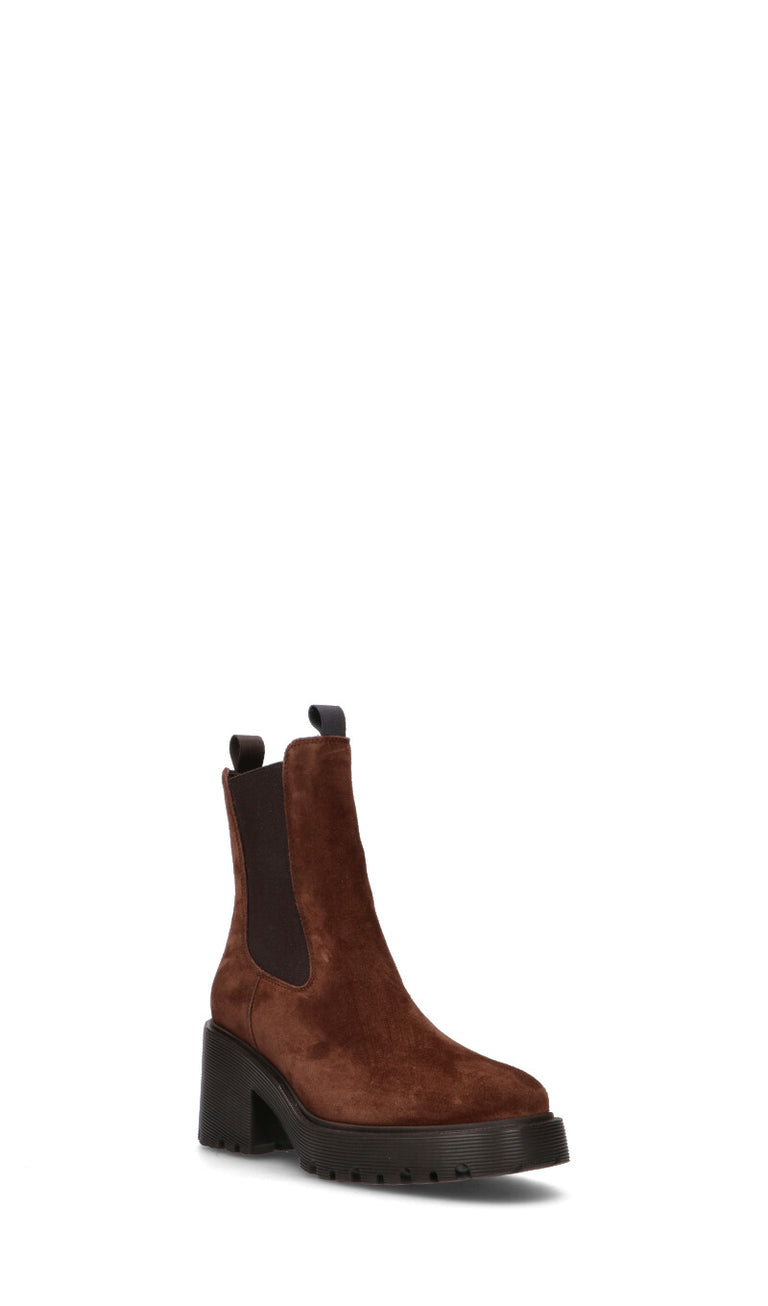 HOGAN Tronchetto donna marrone in suede