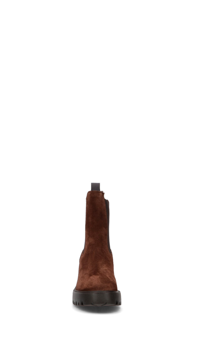 HOGAN Tronchetto donna marrone in suede