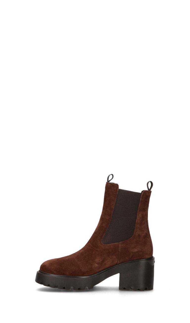 HOGAN Tronchetto donna marrone in suede