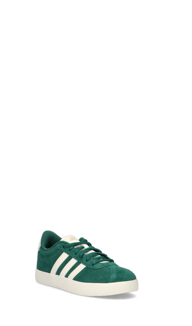 ADIDAS VL COURT 3.0 K Sneaker ragazzo verde in suede