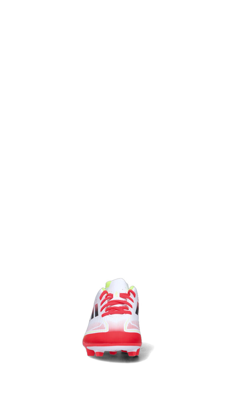 ADIDAS - F50 CLUB FG/MG J Scarpa calcio ragazzo bianca/rossa