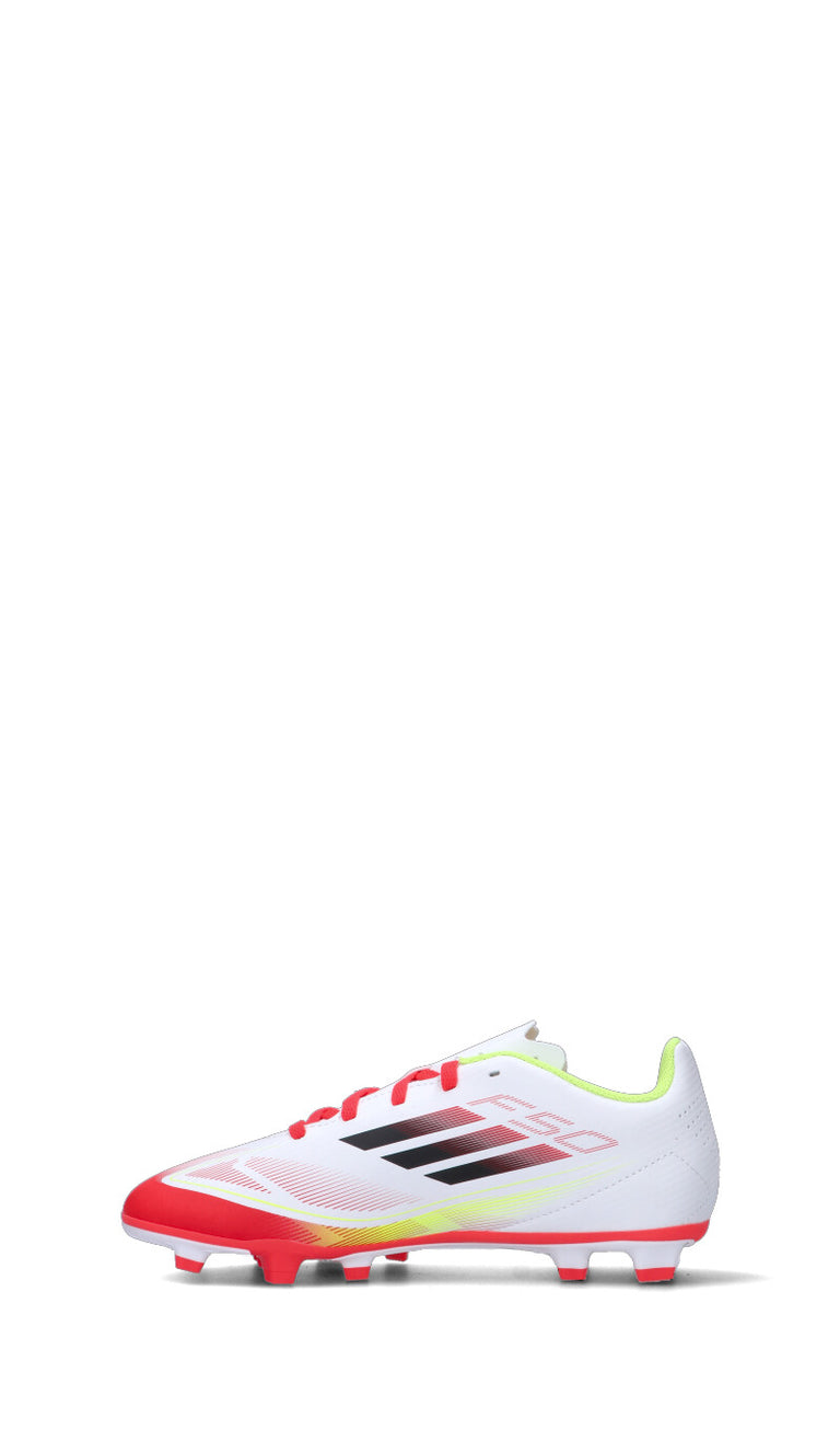 ADIDAS - F50 CLUB FG/MG J Scarpa calcio ragazzo bianca/rossa