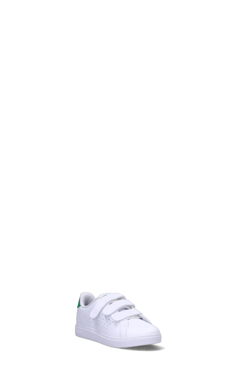 ADIDAS ADVANTAGE BASE 2.0 CF C Sneaker bimbo bianca e verde