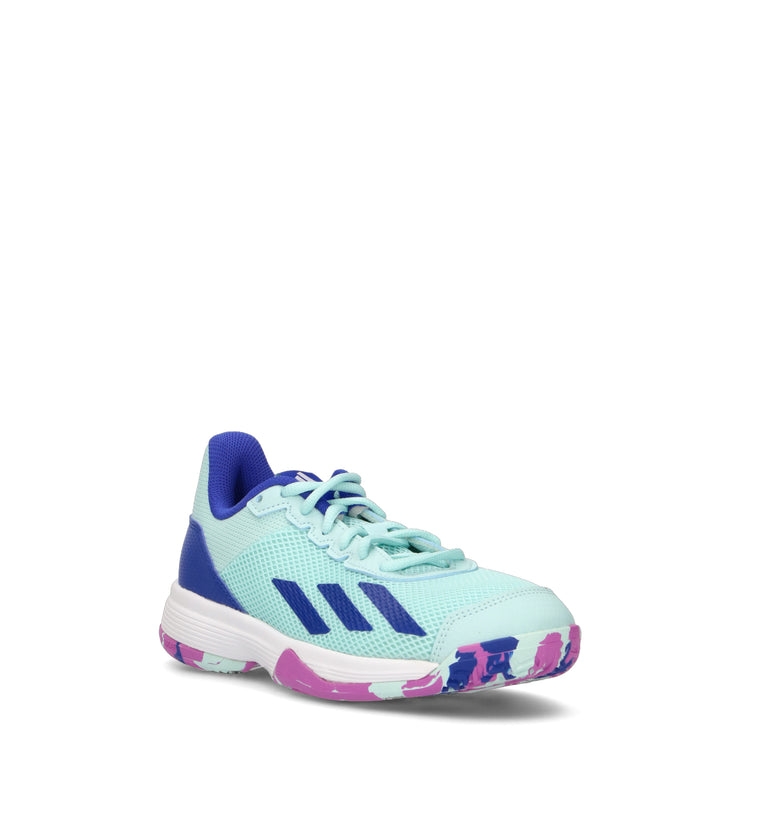 ADIDAS COURTFLASH K Sneaker donna acquamarina/blu
