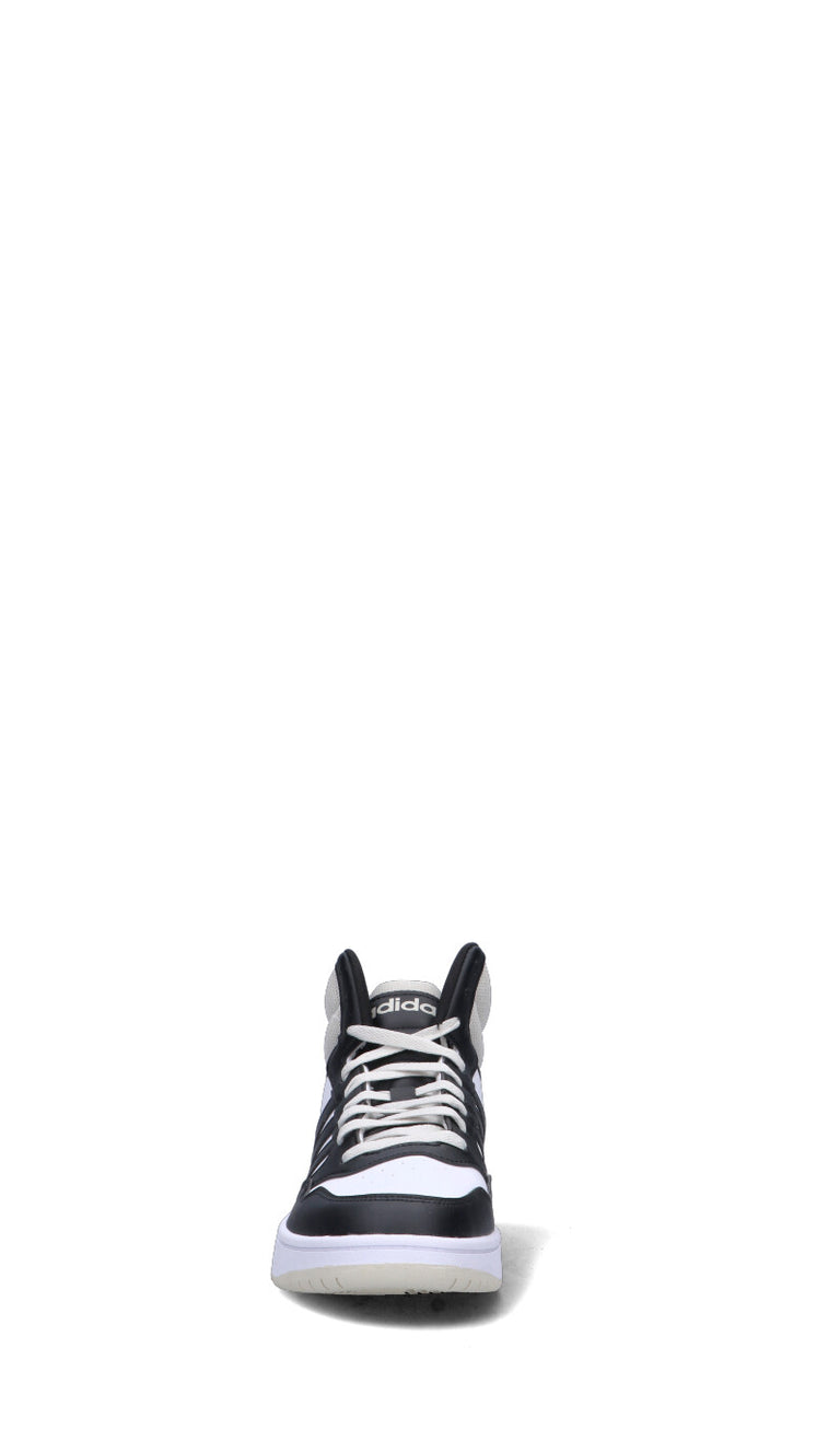 ADIDAS - HOOPS 3.0 MID Sneaker uomo nera/bianca