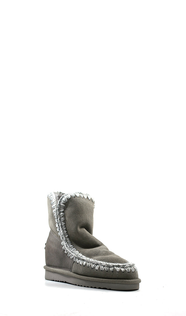 MOU ESKIMO INNER WEDGE Stivaletto donna grigio in suede