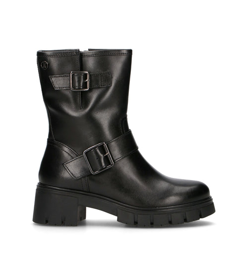 JANET&JANET Tronchetto donna nero in pelle