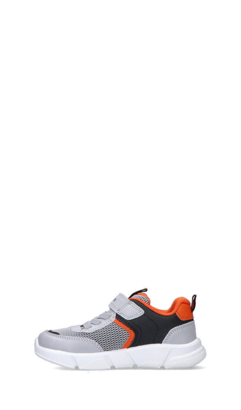 GEOX Sneaker ragazzo grigia/arancio