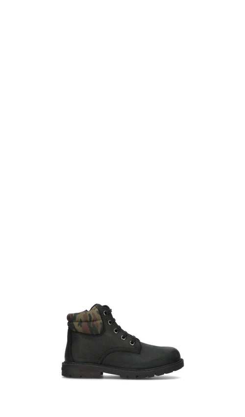 GEOX Tronchetto bimbo nero in pelle
