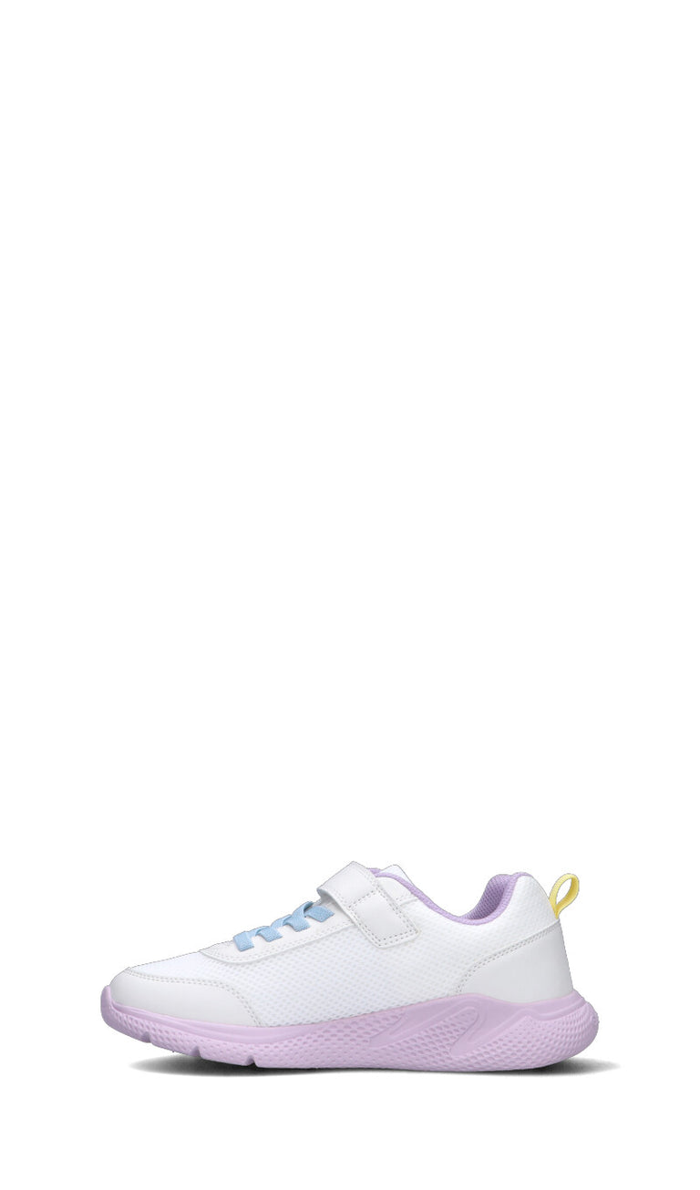 GEOX Sneaker bimba bianca/lilla