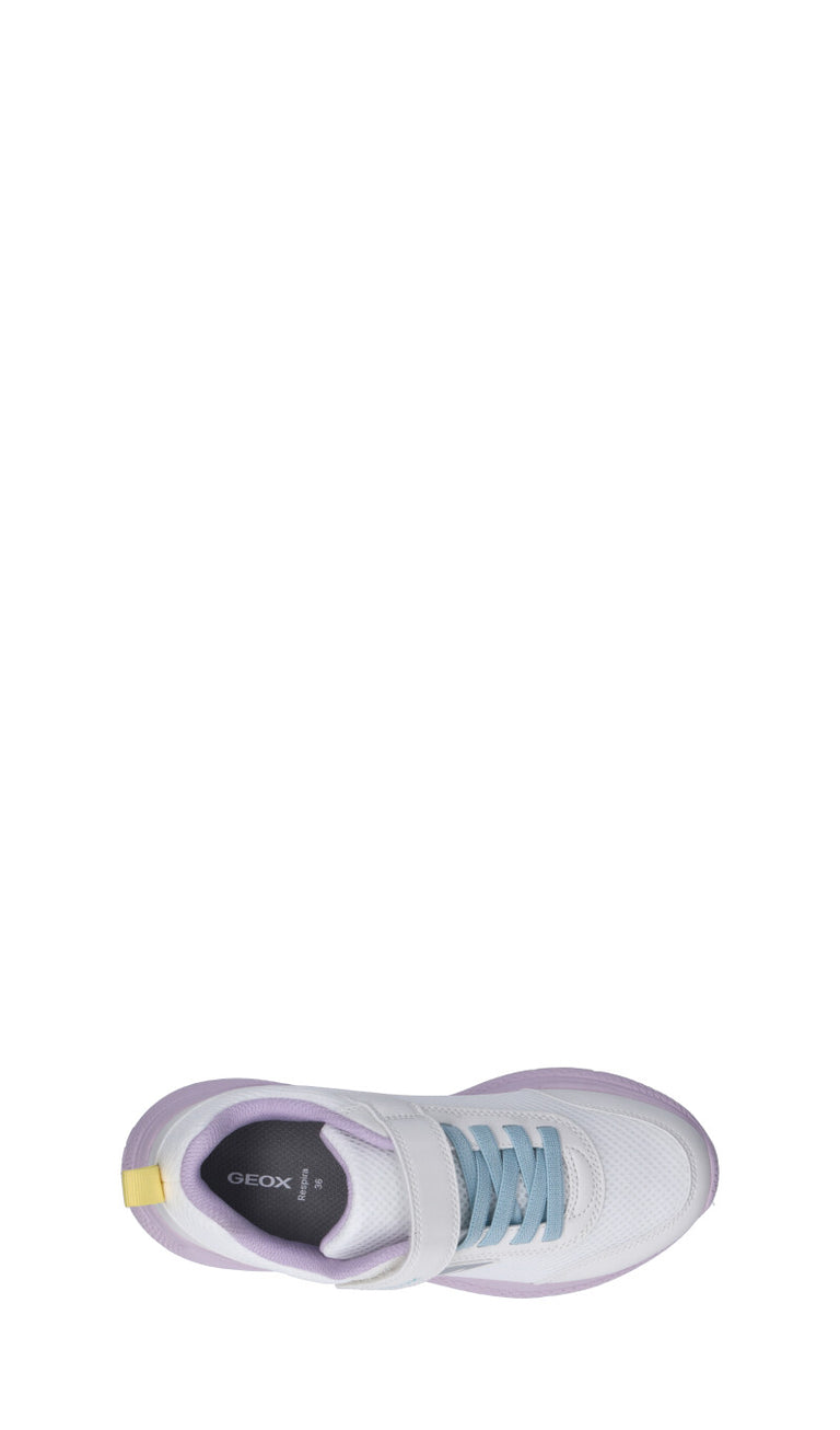 GEOX Sneaker bimba bianca/lilla