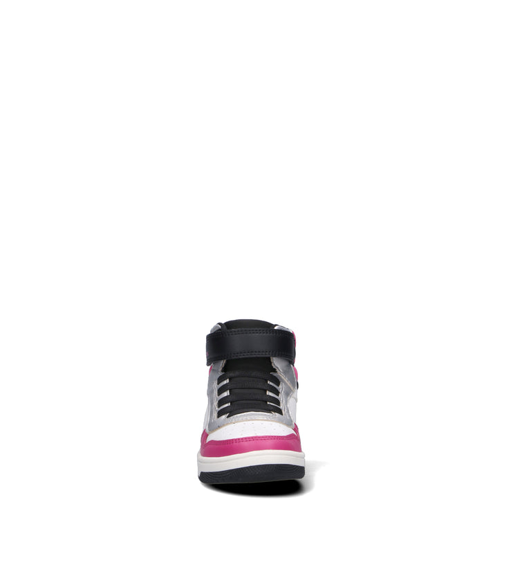 GEOX Sneaker bimba bianca/fucsia