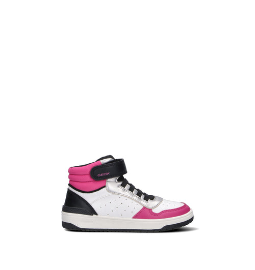 GEOX Sneaker bimba bianca/fucsia