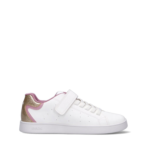 GEOX Sneaker ragazza bianca/oro