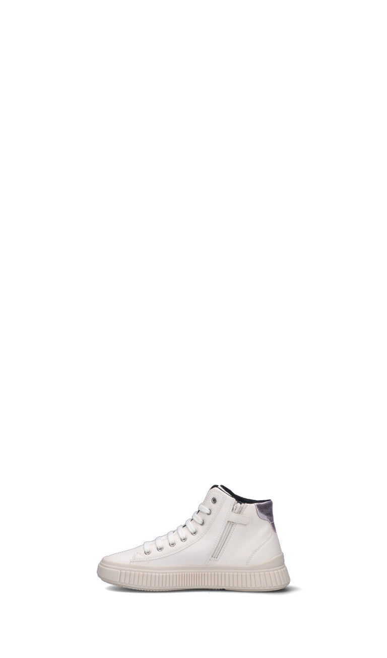 GEOX Sneaker bimbo bianca/argento