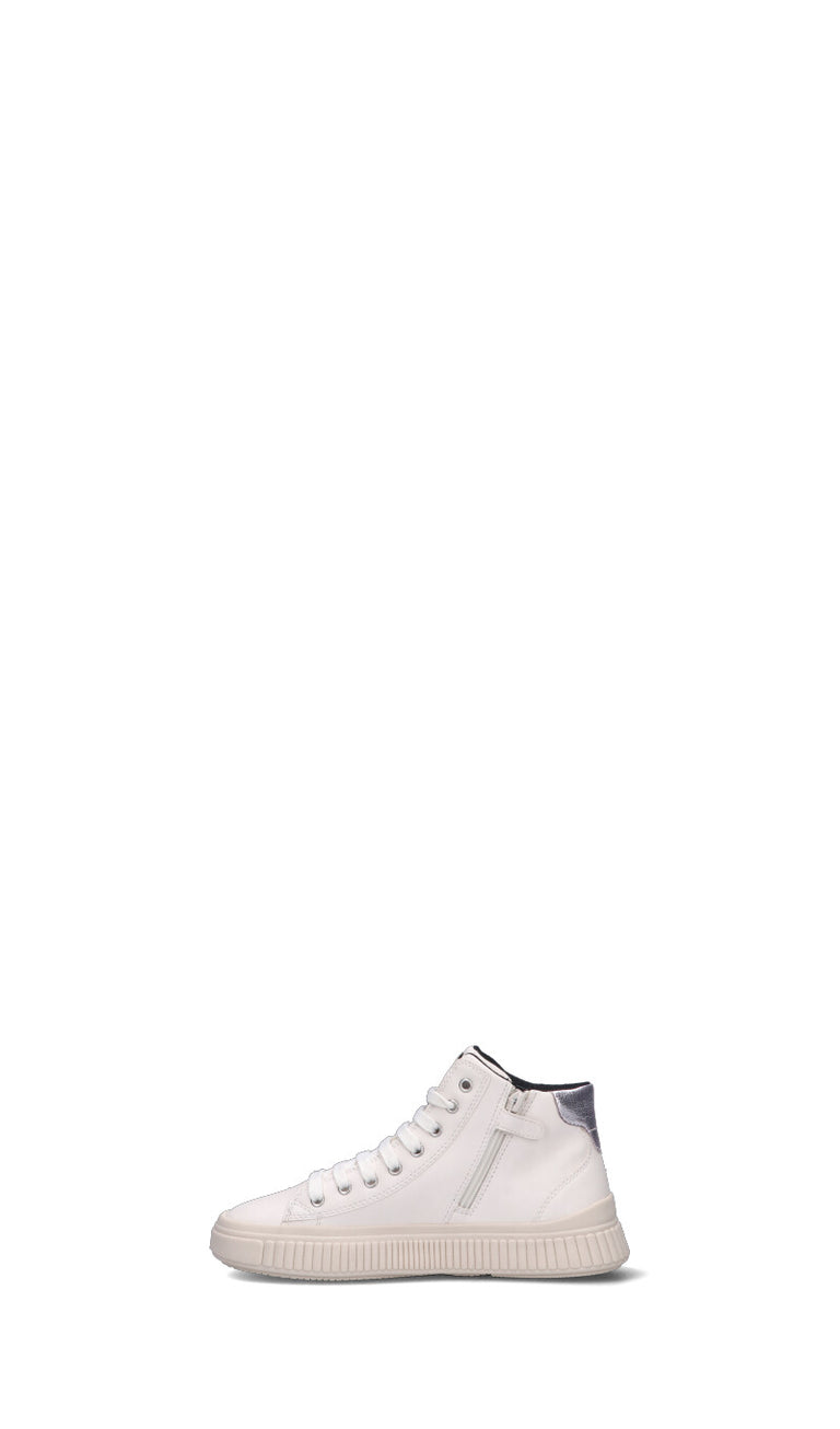 GEOX Sneaker bimbo bianca/argento
