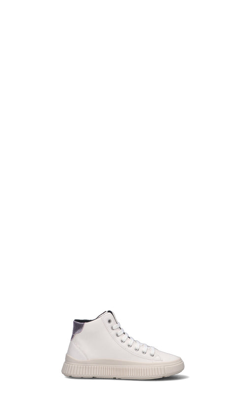 GEOX Sneaker bimbo bianca/argento