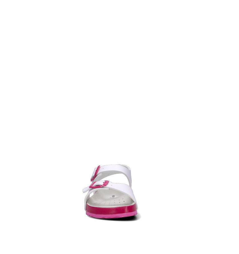 GEOX Sandalo bimba bianco/fucsia
