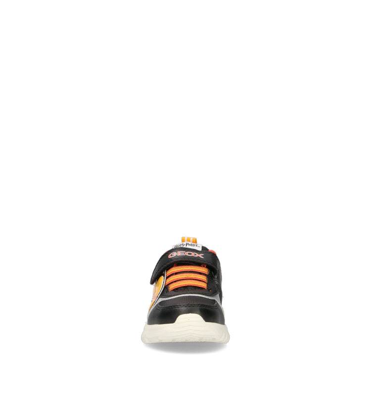 GEOX Sneaker bimbo nera/gialla
