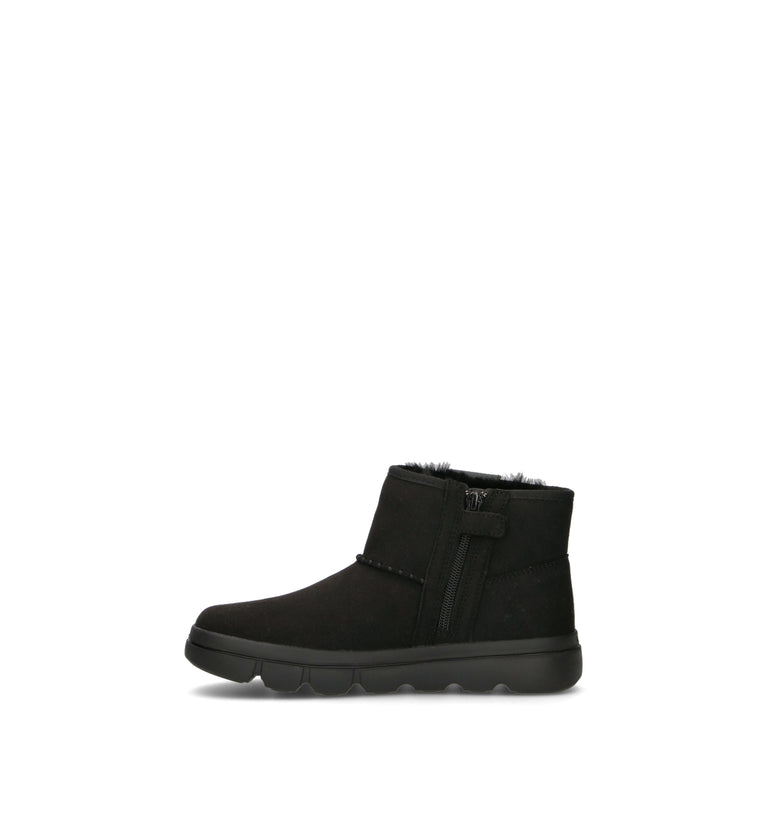 GEOX Stivaletto pelo bimba nero