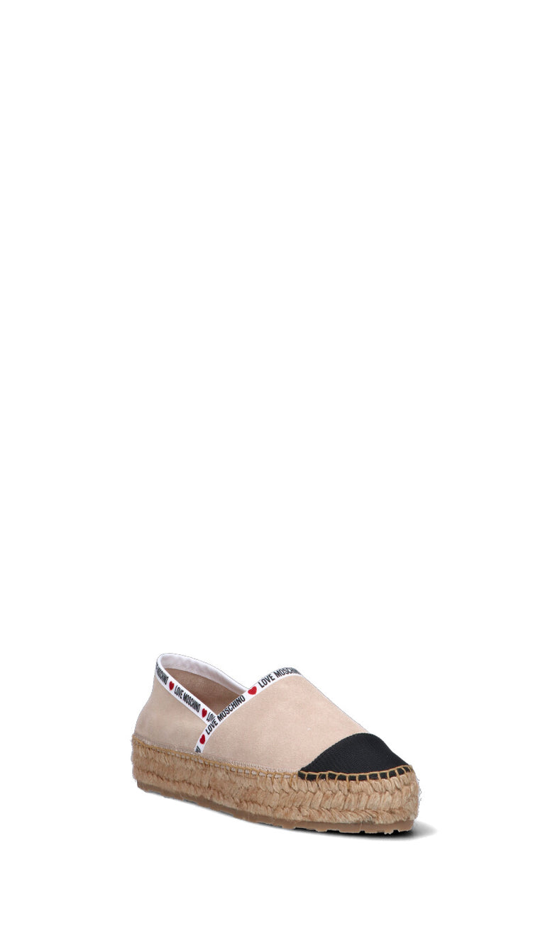 LOVE MOSCHINO Espadrilla donna beige