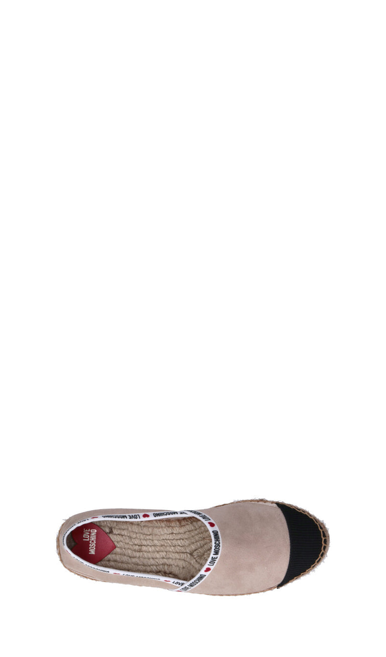 LOVE MOSCHINO Espadrilla donna beige