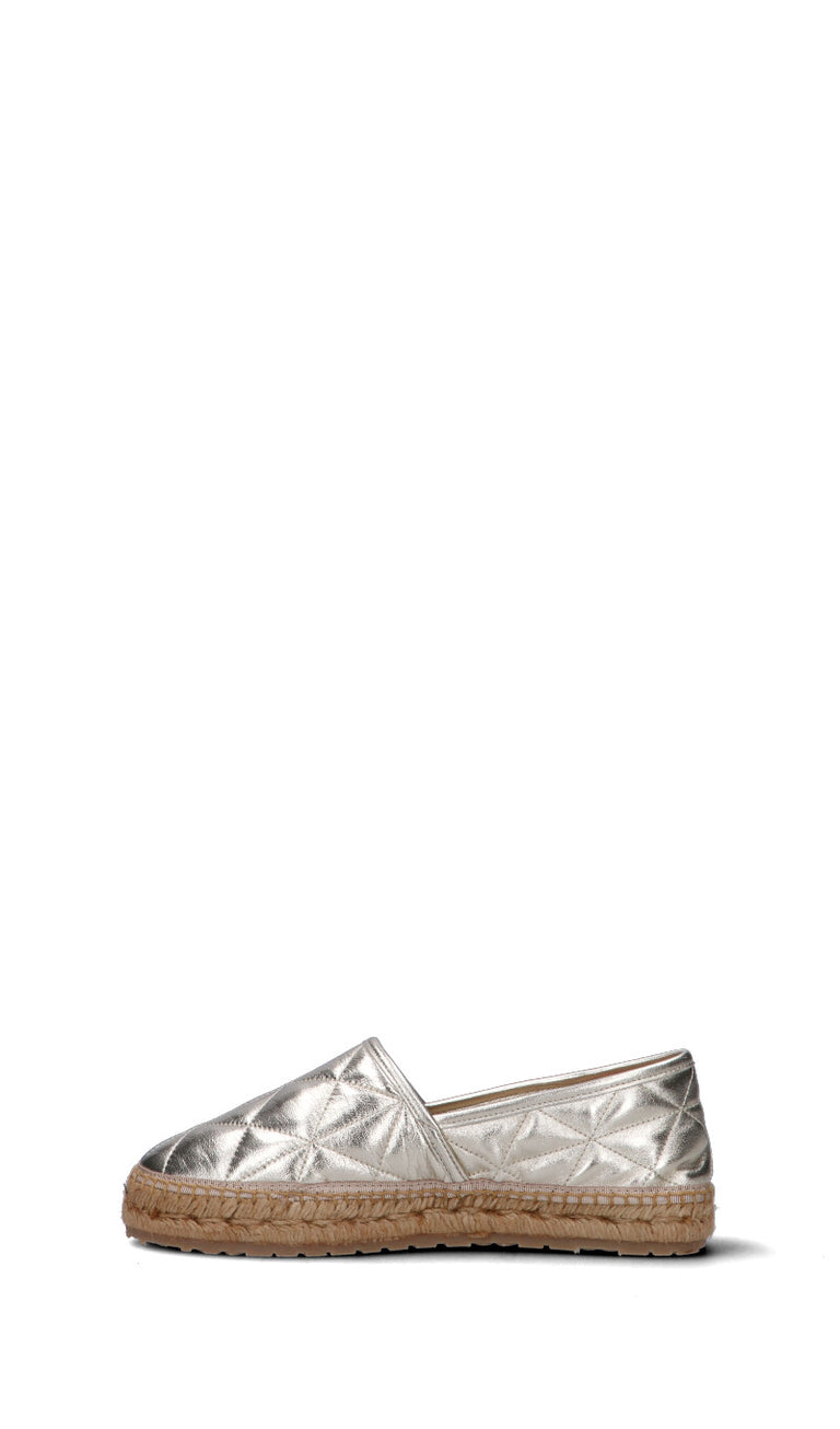 LOVE MOSCHINO Espadrilla donna platino