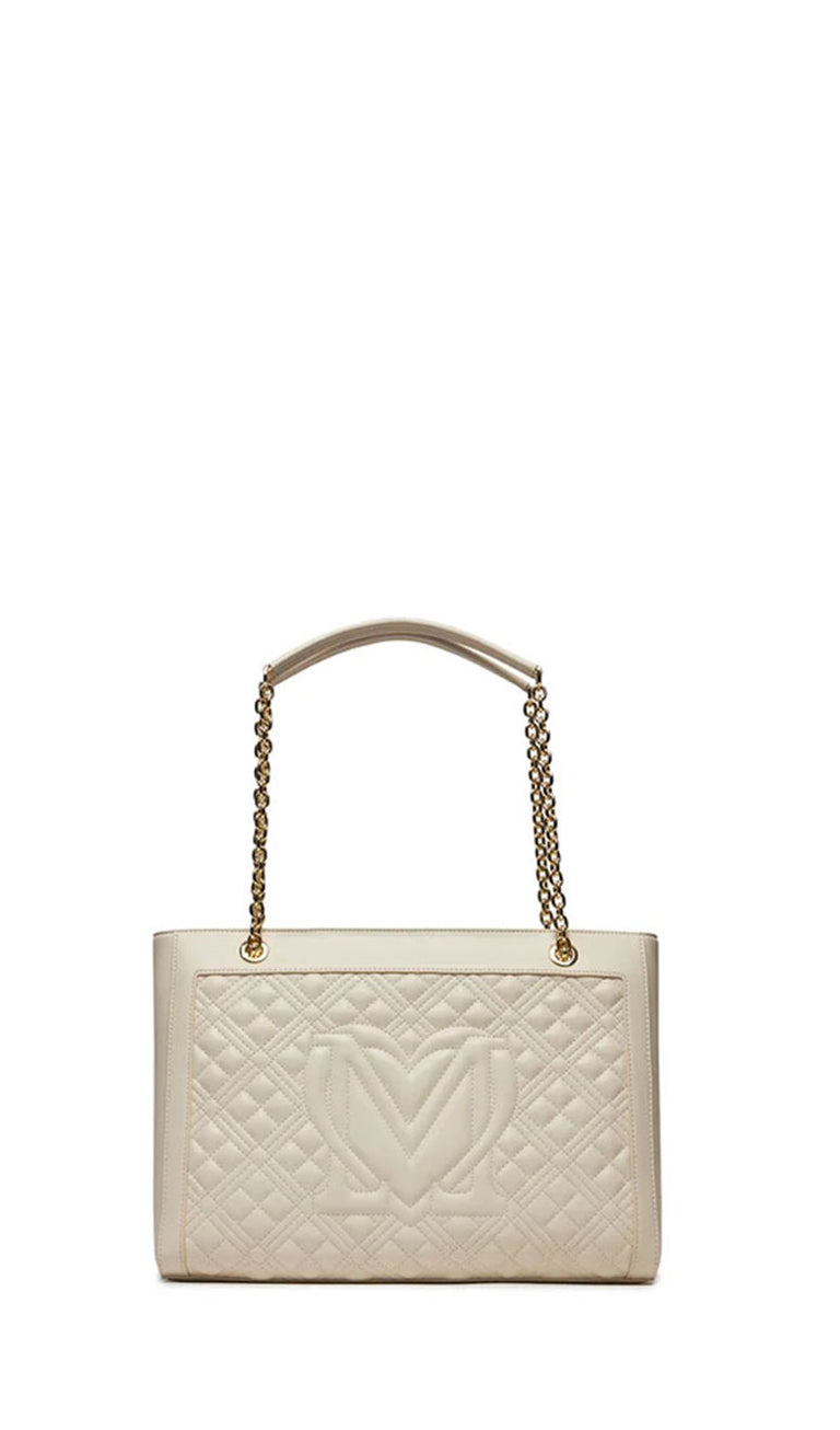 LOVE MOSCHINO - Borsa donna avorio