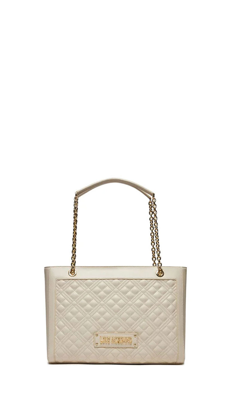 LOVE MOSCHINO - Borsa donna avorio